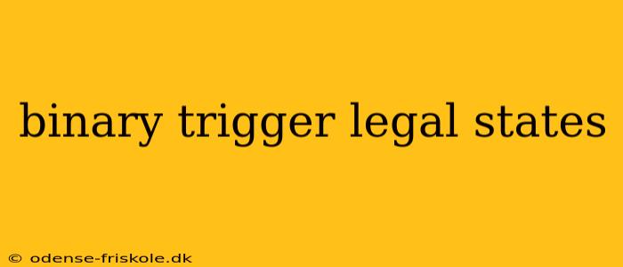 binary trigger legal states