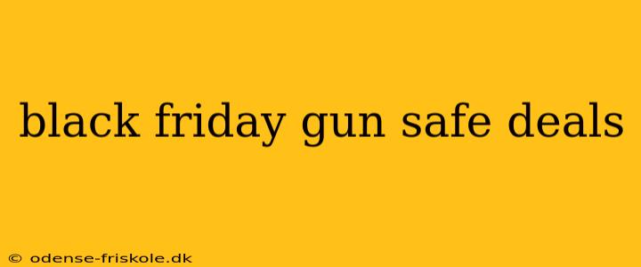 black friday gun safe deals