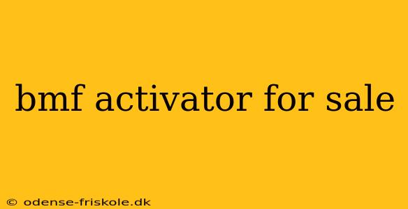 bmf activator for sale