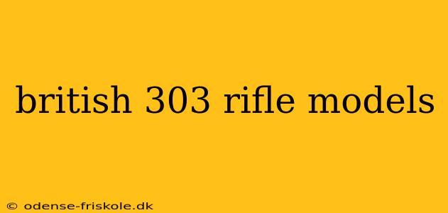 british 303 rifle models