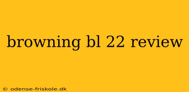 browning bl 22 review