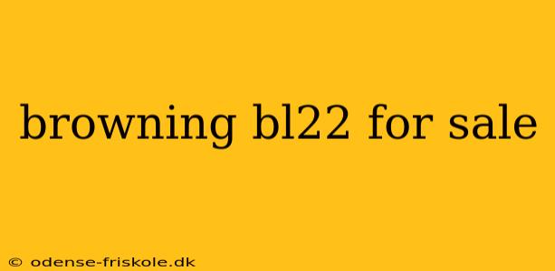 browning bl22 for sale