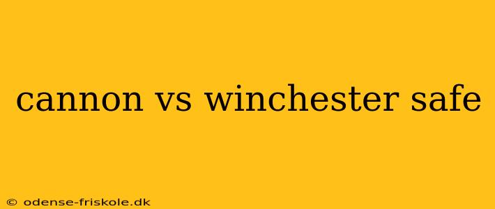 cannon vs winchester safe