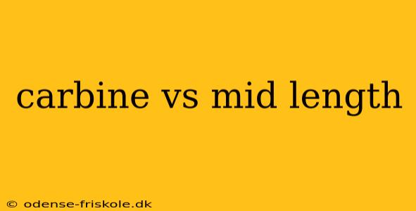 carbine vs mid length