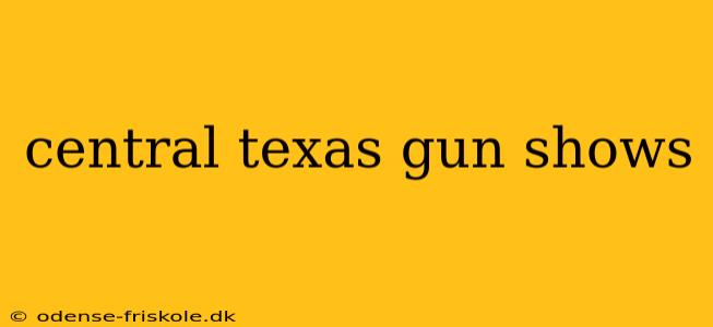 central texas gun shows