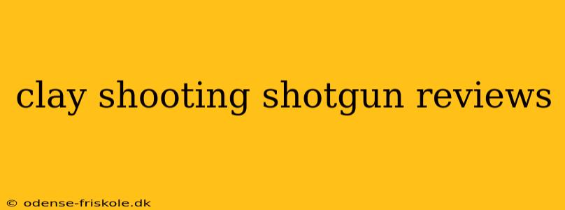 clay shooting shotgun reviews