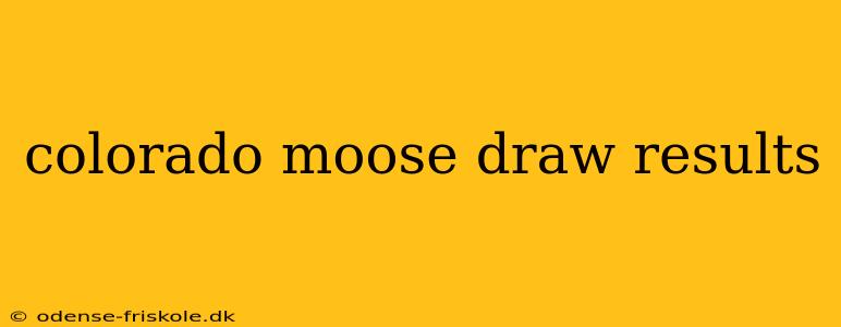 colorado moose draw results