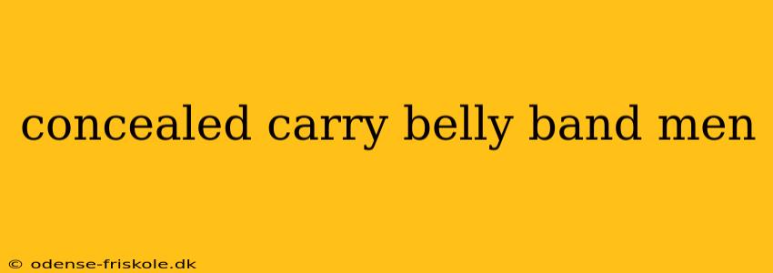 concealed carry belly band men