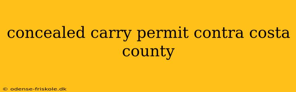 concealed carry permit contra costa county