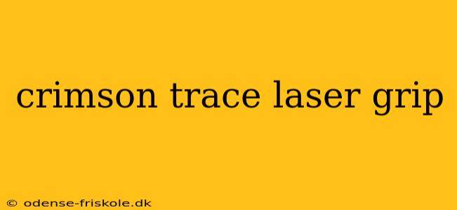 crimson trace laser grip