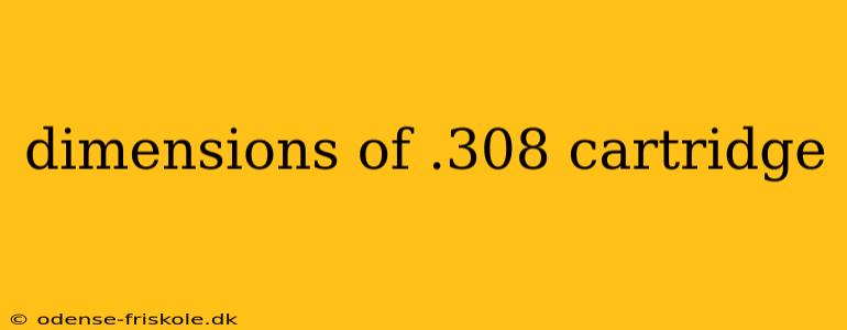 dimensions of .308 cartridge