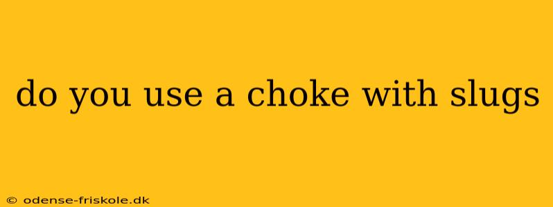 do you use a choke with slugs