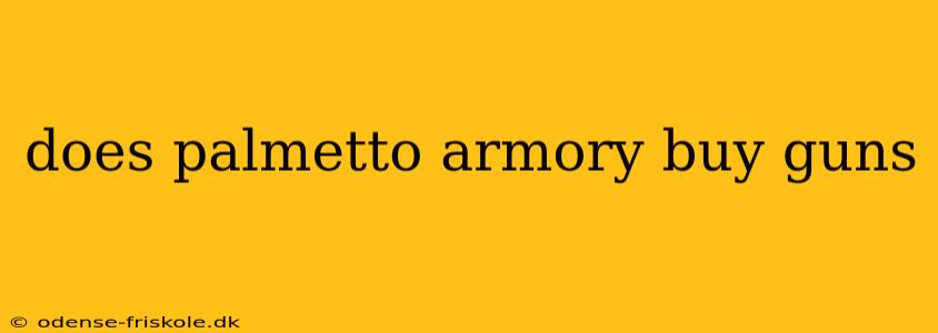 does palmetto armory buy guns