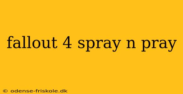 fallout 4 spray n pray