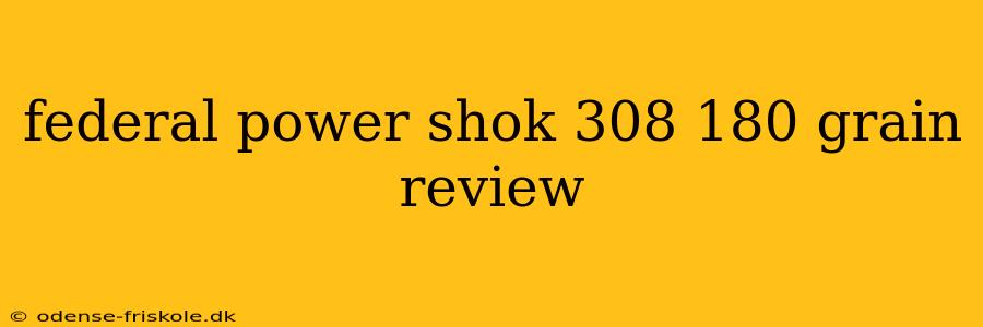 federal power shok 308 180 grain review