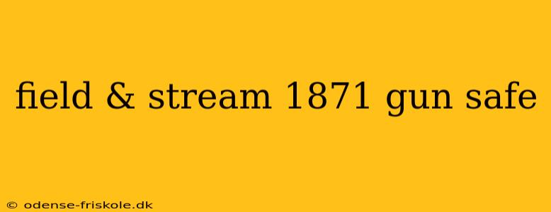field & stream 1871 gun safe