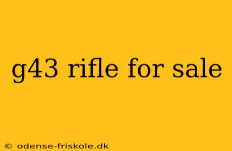 g43 rifle for sale