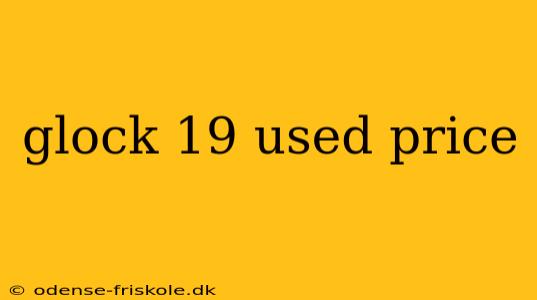 glock 19 used price