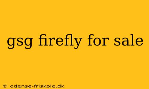 gsg firefly for sale