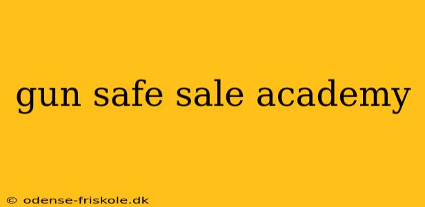 gun safe sale academy