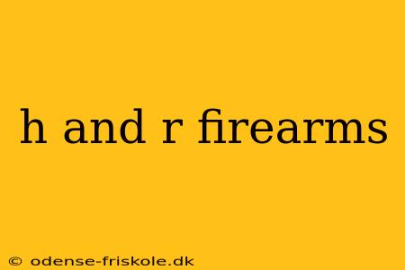 h and r firearms