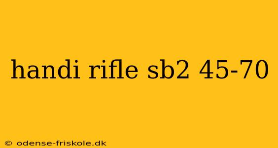 handi rifle sb2 45-70