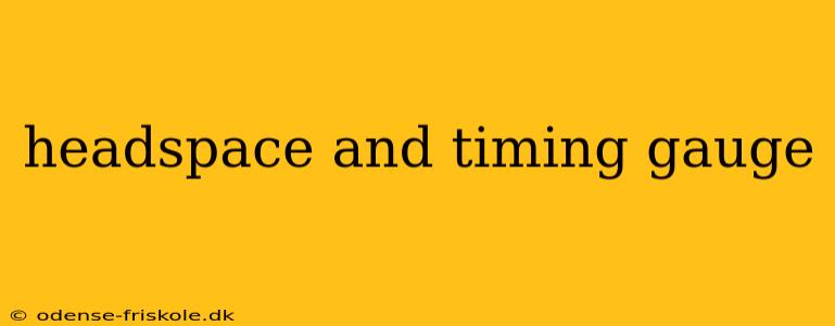 headspace and timing gauge