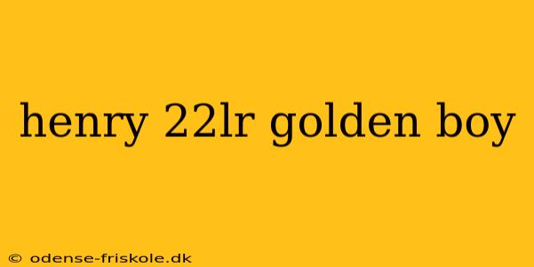 henry 22lr golden boy