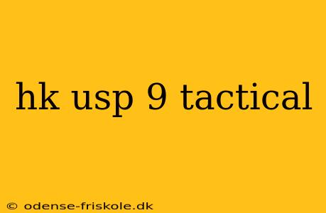 hk usp 9 tactical