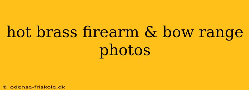 hot brass firearm & bow range photos