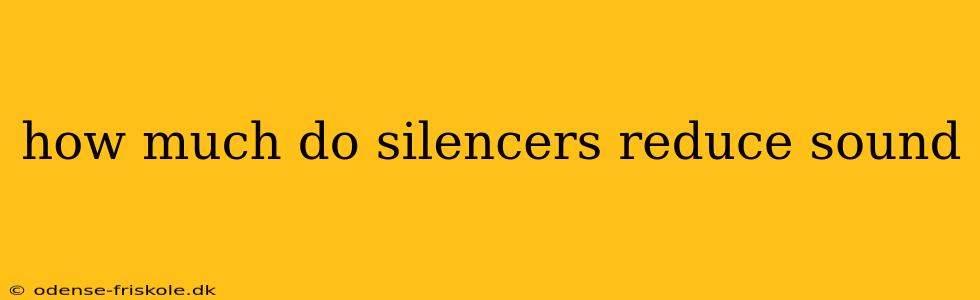 how much do silencers reduce sound