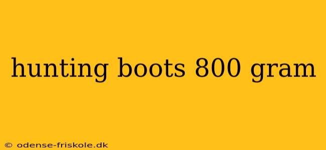 hunting boots 800 gram