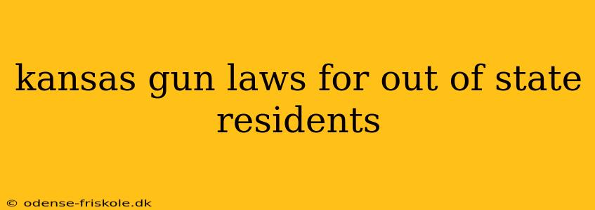 kansas gun laws for out of state residents