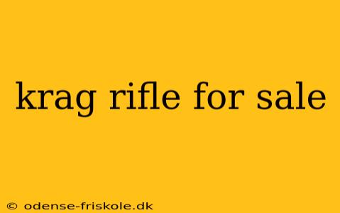 krag rifle for sale