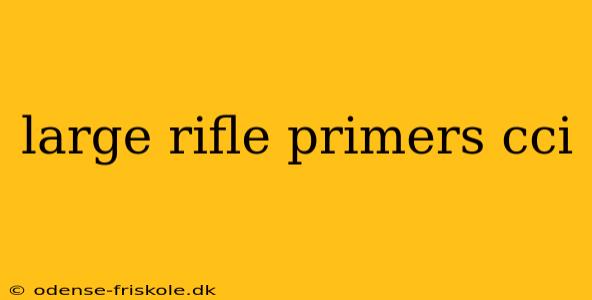 large rifle primers cci