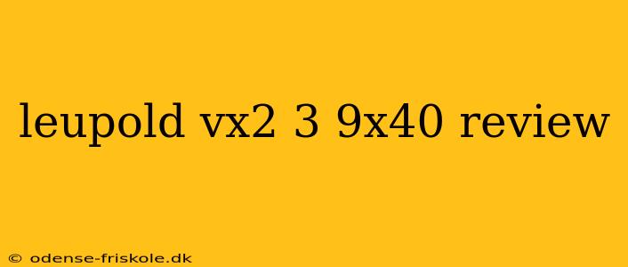 leupold vx2 3 9x40 review