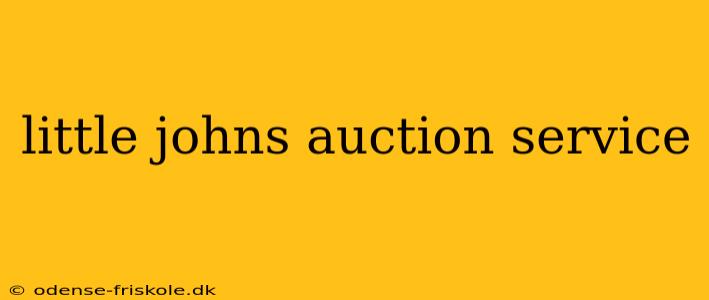 little johns auction service