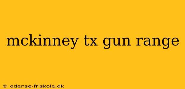 mckinney tx gun range