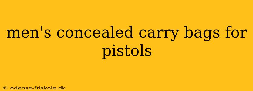 men's concealed carry bags for pistols