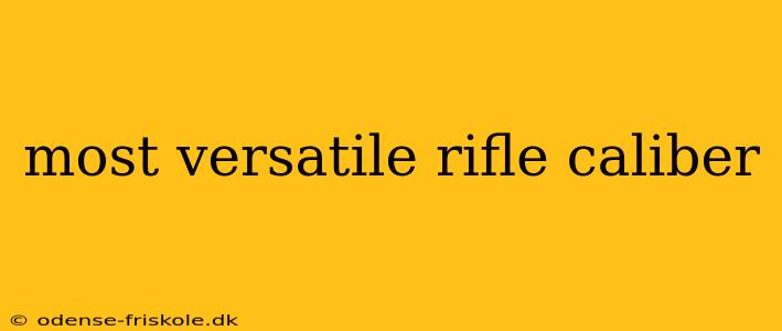 most versatile rifle caliber