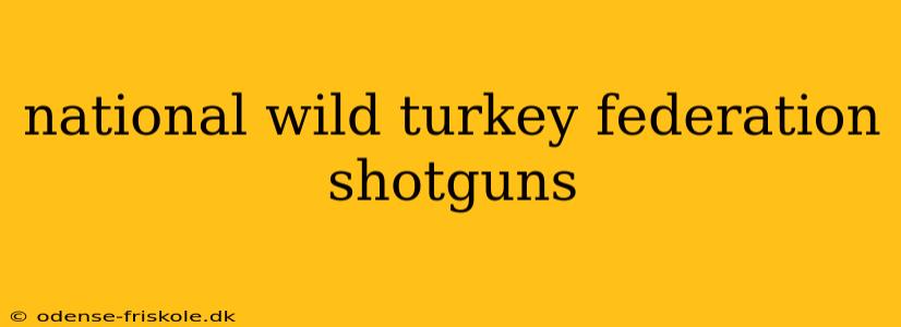 national wild turkey federation shotguns