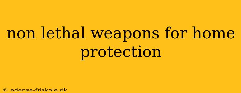 non lethal weapons for home protection