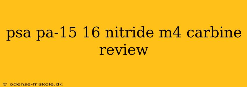 psa pa-15 16 nitride m4 carbine review