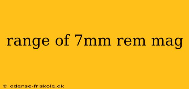 range of 7mm rem mag