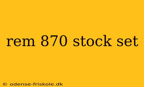 rem 870 stock set