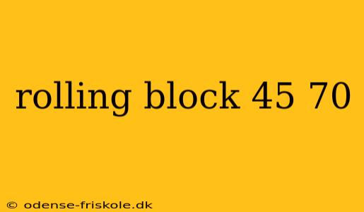 rolling block 45 70