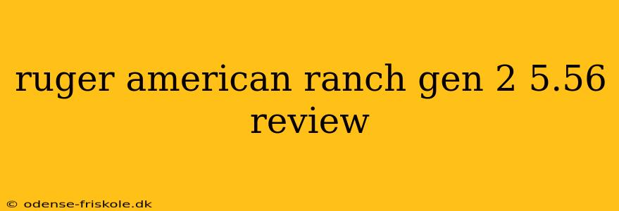 ruger american ranch gen 2 5.56 review