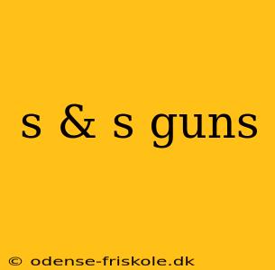 s & s guns