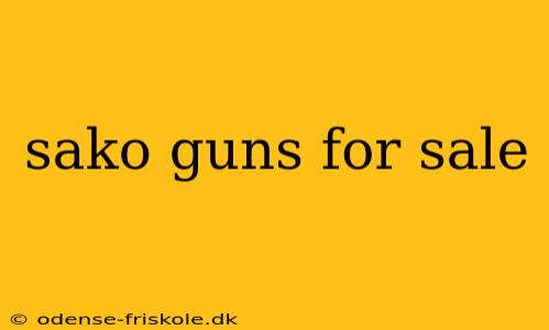 sako guns for sale