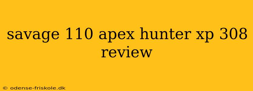 savage 110 apex hunter xp 308 review